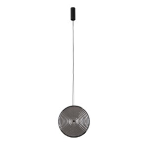 Lampa ledowa wisząca ozdobna czarna 170 cm 3000K AURA LED