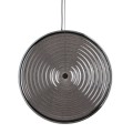 LAMPAMI - lampa ledowa wisząca ozdobna czarna, lampa sufitowa wisząca pojedyncza, lampa wisząca ledowa, designerska lampa wisząca AURA LED NOWODVORSKI