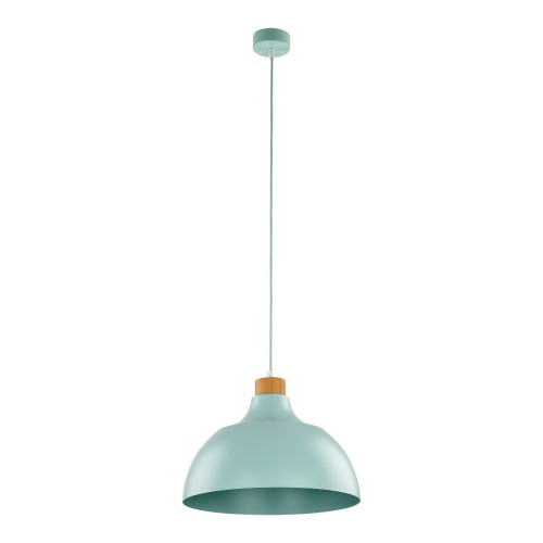 LAMPAMI - lampa do kuchni wisząca, lampa do salonu, lampa nad stół do jadalni, pojedyncza lampa wisząca kolorowa CAP MINT
