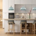 LAMPAMI - lampa do kuchni wisząca, lampa do salonu, lampa nad stół do jadalni, pojedyncza lampa wisząca kolorowa CAP MINT