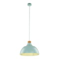 LAMPAMI - lampa do kuchni wisząca, lampa do salonu, lampa nad stół do jadalni, pojedyncza lampa wisząca kolorowa CAP MINT