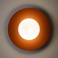 LAMPAMI - kinkiet ścienny okrągły klosz kula szklana,  nowoczesny kinkiet na klatkę schodową,  modna lampa do salonu, lampa do sypialni, lampa ścienna ozdobna,  lampa na korytarz  SATURN M NOWODVORSKI