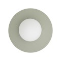 LAMPAMI - kinkiet ścienny okrągły klosz kula szklana,  lampa ścienna ozdobna, lampa do korytarza, kinkiet na klatkę schodową, kinkiet ścienny nowoczesny SATURN M NOWODVORSKI