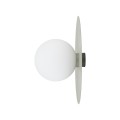 LAMPAMI - kinkiet ścienny okrągły klosz kula szklana,  lampa ścienna ozdobna, lampa do korytarza, kinkiet na klatkę schodową, kinkiet ścienny nowoczesny SATURN M NOWODVORSKI