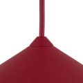 LAMPAMI - lampa wisząca pojedyncza, lampa do kuchni, lampa do salonu, lampa do jadalni nad stół, lampa sufitowa, lampa wisząca kolorowa LUME S BURGUND
