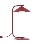 Lampka nocna stojąca do sypialni 1xGX53 LUME BURGUND