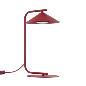 Lampka nocna stojąca do sypialni 1xGX53 LUME BURGUND