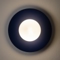 LAMPAMI - kinkiet ścienny okrągły klosz biała kula,  lampa ścienna ozdobna, kinkiet na klatkę schodową, lampa na korytarz, kinkiet do salonu, kinkiet okrągły nowoczesny SATURN M NOWODVORSKI