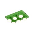 LAMPAMI - lego lampa sufitowa zielona, lampa sufitowa do pokoju dziecka,  lampa sufitowa lego, zielona lampa sufitowa dla dziecka  BRIX GREEN