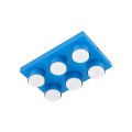 LAMPAMI - lego lampa sufitowa niebieska dla dzieci,  lampa sufitowa do pokoju dziecka, niebieska lampa sufitowa lego, lego lampa niebieska BRIX BLUE