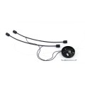 LAMPAMI - nowoczesny żyrandol do salonu dający dużo świata, żyrandol do salonu loftowy minimalistyczny, lampa do salonu loft HELIX BLACK