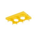 LAMPAMI - lego lampa sufitowa żółta dla dzieci, plafon sufitowy żółty, lampa sufitowa dla dziecka, lampa przysufitowa żółta, lego lampa dla lego fanów BRIX YELLOW