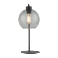 LAMPAMI - lampka nocna stojąca do sypialni czarna, lampka stojąca do salonu, lampka nocna stojąca do sypialni, lampa na komodę CUBUS GRAPHITE