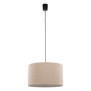 Beżowa lampa sufitowa pojedyncza wisząca 1xE27 VELLUM 380