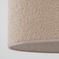 LAMPAMI - bezowa lampa sufitowa pojedyncza wisząca, lampa do pokoju, oświetlenie do kuchni, oświetlenie do salonu, lampa do sypialni wisząca, beżowa lampa VELLUM 380