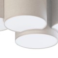 LAMPAMI - plafon sufitowy do przedpokoju, beżowa lampa sufitowa, modna lampa na sufit, nowoczesna lampa do przedpokoju, oświetlenie do kuchni, modna lampa do salonu, przytulna lampa do sypialni  MONA NATURE