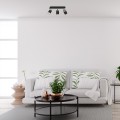 LAMPAMI - lampa sufitowa czarna metalowa potrójna spot, lampa sufitowa do pokoju młodzieżowego, lampa sufitowa do przedpokoju, lampa sufitowa do małego pokoju, lampa sufitowa regulowana JOKER BLACK CHROME