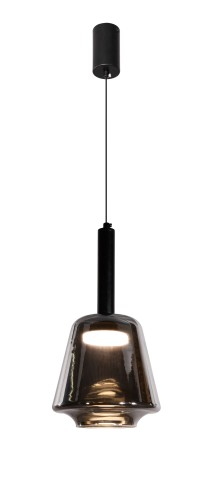 LAMPAMI - lampa wisząca do sypialni przy łóżku, lampa wisząca nad stół, nowoczesna lampa do salonu, lampa wisząca czarna nowoczesna, lampa sufitowa pojedyncza wisząca BUENO