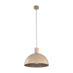 Lampa wisząca z drewnem beżowa 170 cm 1xE27 OSLO SABIA