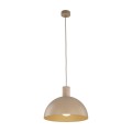 LAMPAMI - lampa wisząca z drewnem, lampa wisząca do kuchni nowoczesna, lampa sufitowa pojedyncza wisząca, oświetlenie nad stołem w salonie, oświetlenie do jadalni nad stół OSLO SABIA