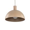 LAMPAMI - lampa wisząca z drewnem, lampa wisząca do kuchni nowoczesna, lampa sufitowa pojedyncza wisząca, oświetlenie nad stołem w salonie, oświetlenie do jadalni nad stół OSLO SABIA