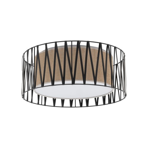 LAMPAMI - plafon sufitowy 50 cm, lampa do salonu, lampa sufitowa do pokoju młodzieżowego, plafon sufitowy przestrzenny HARMONY NATURE