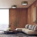 LAMPAMI - plafon sufitowy 50 cm, lampa do salonu, lampa sufitowa do pokoju młodzieżowego, plafon sufitowy przestrzenny HARMONY NATURE