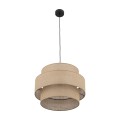 LAMPAMI - lampa wisząca nad stół, lampa sufitowa pojedyncza wisząca, lampa nad stół, lampa do salonu, lampa wisząca do sypialni przy łóżku, oświetlenie nad wyspę kuchenną, oświetlenie nad stołem w salonie CALISTO JUTA