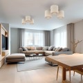 LAMPAMI - plafon sufitowy nowoczesny potrójny, lampa sufitowa w stylu boho, lampa do salonu nowoczesna, lampa na korytarz, lampa do pokoju młodzieżowego -DEVA NATURE