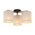 LAMPAMI - plafon sufitowy nowoczesny potrójny, lampa sufitowa w stylu boho, lampa do salonu nowoczesna, lampa na korytarz, lampa do pokoju młodzieżowego -DEVA NATURE