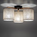 LAMPAMI - plafon sufitowy nowoczesny potrójny, lampa sufitowa w stylu boho, lampa do salonu nowoczesna, lampa na korytarz, lampa do pokoju młodzieżowego -DEVA NATURE