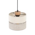 LAMPAMI - lampa wisząca pojedyncza, lampa wisząca boho, nowoczesne oświetlenie do sypialni, nowoczesne oświetlenie sufitowe do salonu ECO