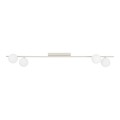 LAMPAMI - lampa sufitowa na listwie, klosze szklane kule, lampa do kuchni nowoczesna, stylowa lampa do salonu, lampa do salonu, lampa na korytarz, lampa do pokoju młodzieżowego IMELO KASZMIR 4XG9