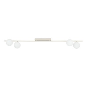Lampa sufitowa na listwie kaszmirowej klosze szklane kule 4xG9 IMELO
