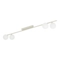 LAMPAMI - lampa sufitowa na listwie, klosze szklane kule, lampa do kuchni nowoczesna, stylowa lampa do salonu, lampa do salonu, lampa na korytarz, lampa do pokoju młodzieżowego IMELO KASZMIR 4XG9