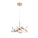 Złota lampa wisząca nowoczesna ledowa 120 cm SPIDER LED CCT