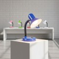 LAMPAMI - niebieska lampka do czytania książek biurkowa,  lampka nocna dziecięca, lampka biurkowa, mała lampka nocna do sypialni MENTOR