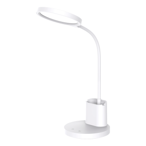 Lampka biurkowa led biała Scuola 5W LED