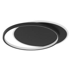 Lampa sufitowa plafon ledowy czarny 4000K 30W CORDOBA BLACK LED