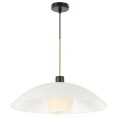 LAMPAMI - lampa do kuchni wisząca, lampa wisząca pojedyncza, oświetlenie do kuchni sufitowe,  lampa wisząca nad stół jadalniany, lampa do kuchni, lampa wisząca czarno złota DUETTO