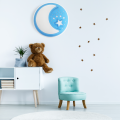 LAMPAMI - lampa sufitowa do pokoju dziecka, plafon sufitowy ledowy, niebieska lampa sufitowa dziecięca, lampa do pokoju chłopca, lampa do pokoju dziewczynki  NOTE BLUE 45W LED