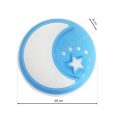 LAMPAMI - lampa sufitowa do pokoju dziecka, plafon sufitowy ledowy, niebieska lampa sufitowa dziecięca, lampa do pokoju chłopca, lampa do pokoju dziewczynki  NOTE BLUE 45W LED