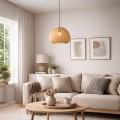 LAMPAMI - lampa sufitowa boho, lampa boho, lampa sufitowa pojedyncza wisząca, lampa nad stół do jadalni, lampa wisząca do salonu, lampa boho do sypialni PETRA
