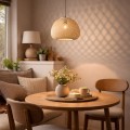 LAMPAMI - lampa sufitowa boho, lampa boho, lampa sufitowa pojedyncza wisząca, lampa nad stół do jadalni, lampa wisząca do salonu, lampa boho do sypialni PETRA