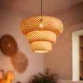 LAMPAMI - lampa sufitowa boho, lampa boho, lampa boho sufitowa, lampa nad stół do jadalni, lampa wisząca do sypialni, lampa do salonu, żyrandol do pokoju młodzieżowego TULUM