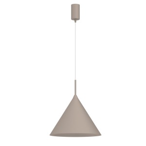 Lampa sufitowa wisząca beżowa fi 32cm 1xGX53 CAPITAL TAUPE