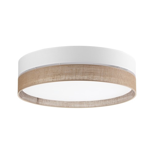 LAMPAMI- lampa sufitowa boho, plafon sufitowy 60 cm, lampa sufitowa do sypialni, lampa do korytarza, lampa do salonu sufitowa, oświetlenie do kuchni sufitowe LINOBIANCO