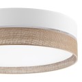 LAMPAMI- lampa sufitowa boho, plafon sufitowy 60 cm, lampa sufitowa do sypialni, lampa do korytarza, lampa do salonu sufitowa, oświetlenie do kuchni sufitowe LINOBIANCO