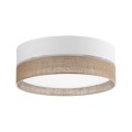 LAMPAMI - lampa sufitowa boho, plafon sufitowy, lampa sufitowa biała, oświetlenie do kuchni sufitowe, lampa sufitowa do pokoju dziecka, lampa na korytarz, lampa do pokoju młodzieżowego, lampa do salonu sufitowa LINOBIANCO