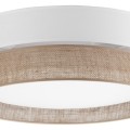 LAMPAMI - lampa sufitowa boho, plafon sufitowy, lampa sufitowa biała, oświetlenie do kuchni sufitowe, lampa sufitowa do pokoju dziecka, lampa na korytarz, lampa do pokoju młodzieżowego, lampa do salonu sufitowa LINOBIANCO